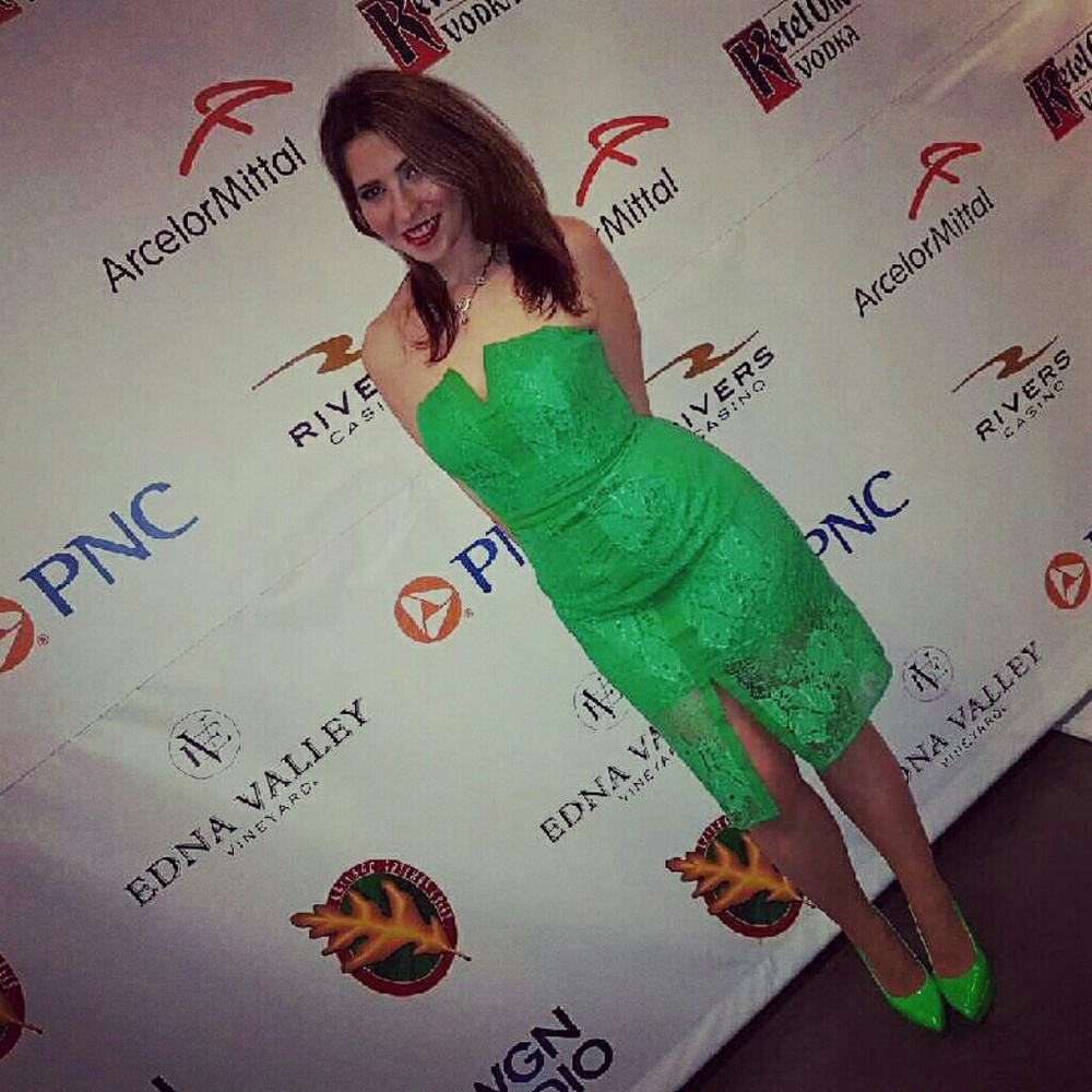 Green Cocktail Dress